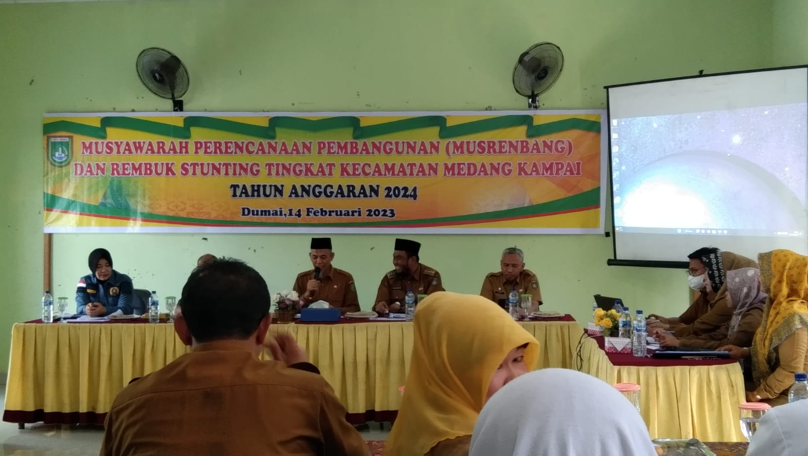 Musyawarah Rencana Pembangunan dan Rembuk Stunting Kecamatan Medang Kampai